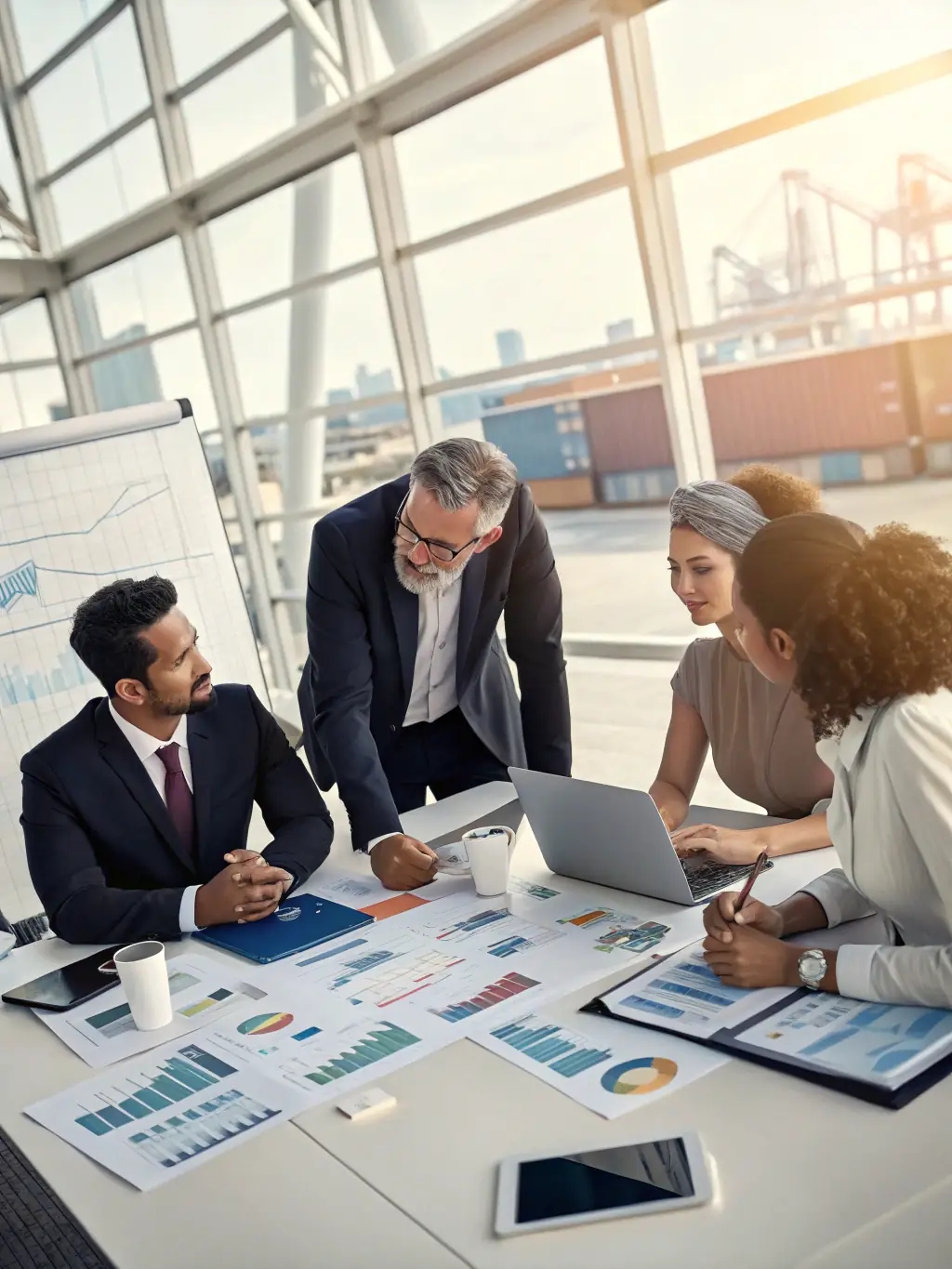 A visual representation of a strategic channel partnership, showing two companies collaborating and sharing resources to reach a wider audience.