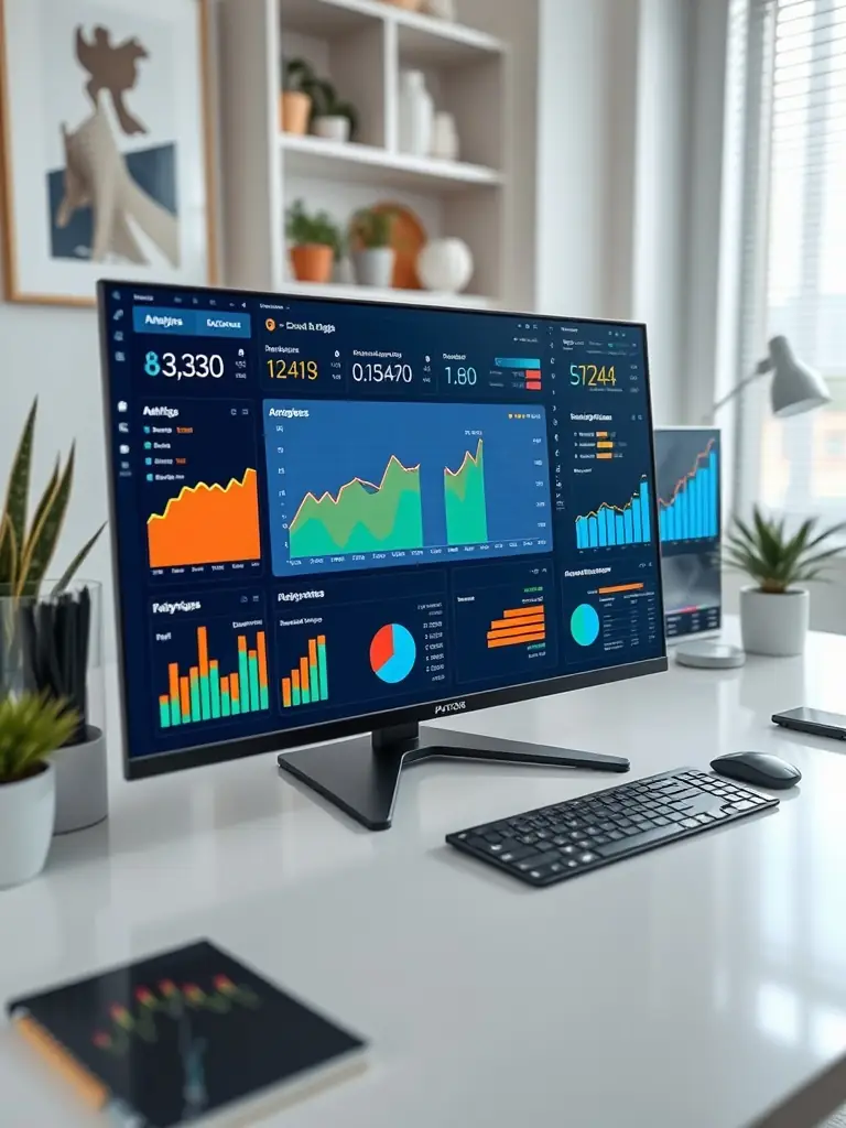 A screenshot of a website's Google Analytics dashboard, showcasing organic traffic growth, keyword rankings, and other SEO metrics, demonstrating the effectiveness of SEO strategies.